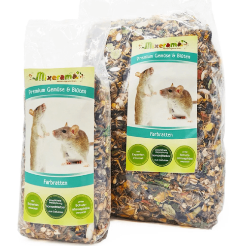 GEMUSE &amp; BLUTEN PREMIUM KARMA DLA SZCZURA MIXERAMA GRAMATURA 2,5KG