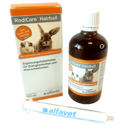 RodiCare Hairball WSPARCIE PRZY USUWANIU FUTERKA Z PRZEWODU POKARMOWEGO GRAMATURA 100ml Butla + Strzykawka w zestawie