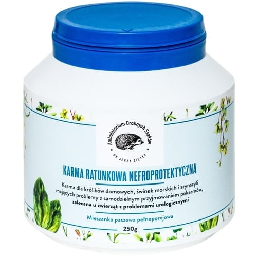 KARMA RATUNKOWA NEFROPROTEKTYCZNA DR.ZIĘTEK Dla zwierząt z problemami układu moczowego GRAMATURA 250G