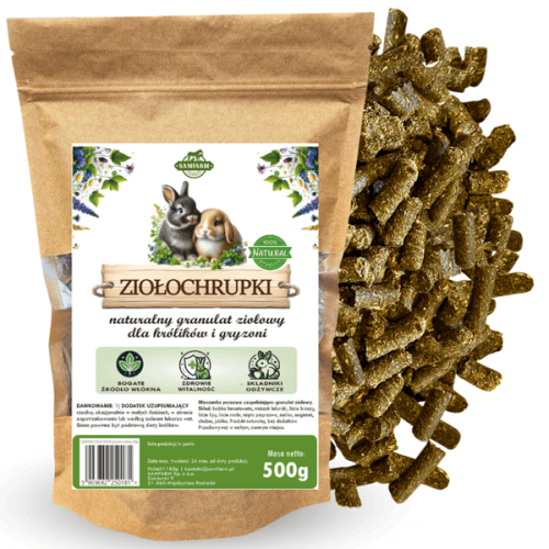 SAM FARM ZIOŁOCHRUPKI dla królików i gryzoni 500G-min.png
