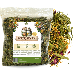 WIĘCEJ ZIÓŁEK 1KG SAMFARM - mieszanka uzupełniająca dla królików