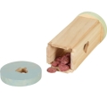Zabawka na przysmaki dla królika kawii drewniana rolka COSY 6x6x12 2 (1).jpg