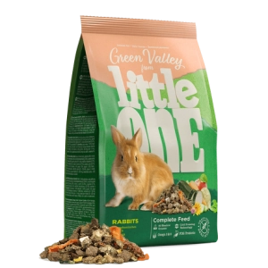ZIELONA DOLINA Pokarm dla królików LITTLE ONE 750G + KOLBA