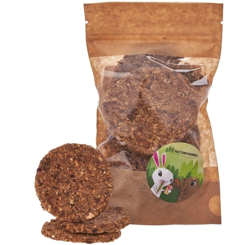 CIASTECZKA Z PASTERNAKU Z SIEMIENIEM LNIANYM FACTORYHERBS 100G