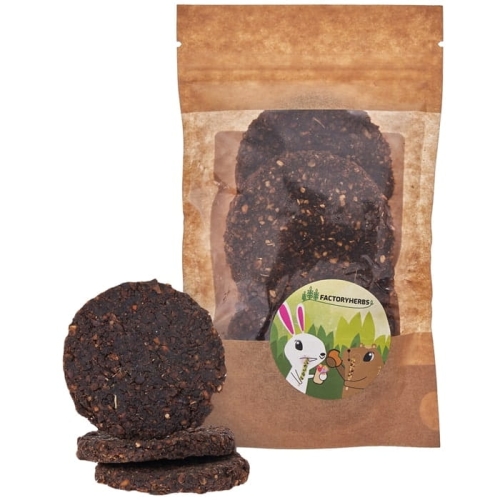 CIASTECZKA TOPINAMBUROWE Z SIEMIENIEM LNIANYM FACTORYHERBS 100G