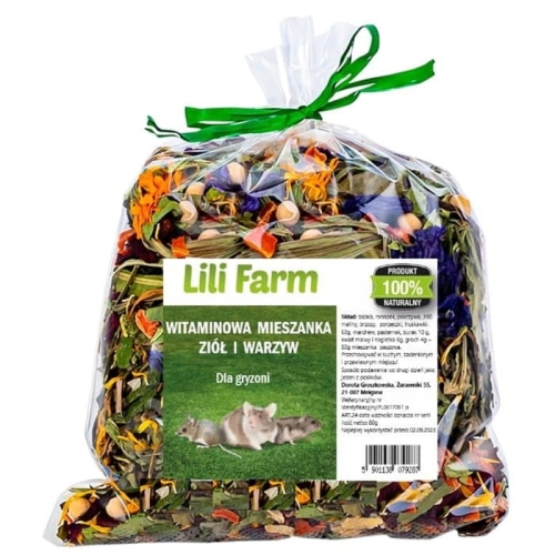 WITAMINOWA MIESZANKA ZIÓŁ I WARZYW LILI FARM 80G