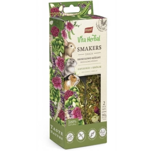 KOLBA BEZZBOŻOWA BROKUŁOWO- RÓŻANA VITA HERBAL 90G
