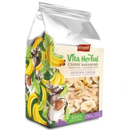 CHIPSY BANANOWE VITA HERBAL 150G
