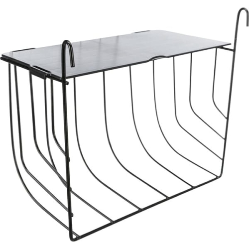 PAŚNIK NA SIANKO WISZĄCY METALOWY Z POKRYWKĄ TRIXIE 25X18X12CM TX-60892