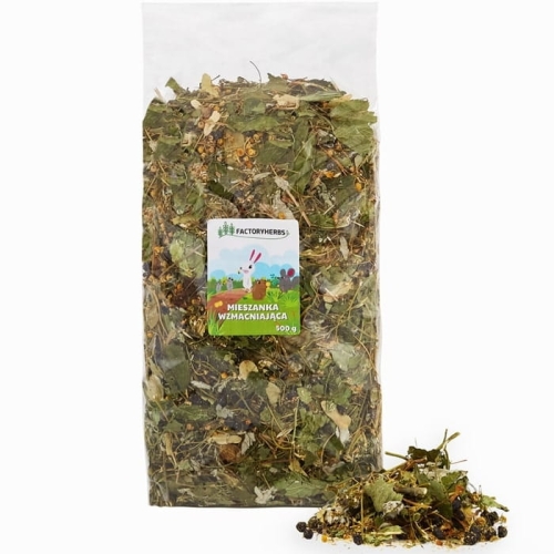 MIESZANKA WZMACNIAJĄCA DLA KRÓLIKÓW I GRYZONI FACTORYHERBS 500G